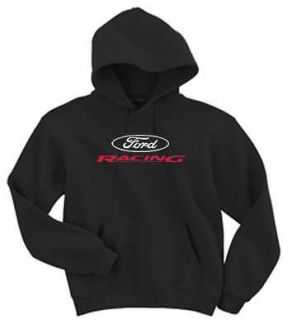 Ford Racing Red & White Logo Hoodie Hooded sweatshirt