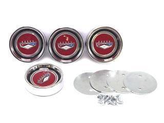 1966 Falcon Fairlane Styled Steel Hub Cap Center Cap (Fits: Ford 500)