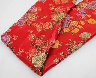  Material Wholesale Fabrics brocade Satin Flowers Pattern Fabric AA+