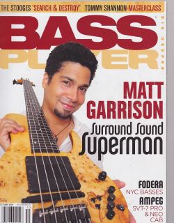 OCT 2010 BASS PLAYER guitar music magazine MATT GARRISON