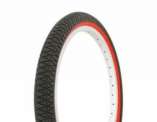   20 x 1.95 Black/Red Side Wall HF 884.Free style tire bmx Fixie Bike
