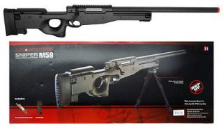 M59A Metal Sniper Bolt Action Spring Airsoft Rifle Black 450 FPS w/ BB 