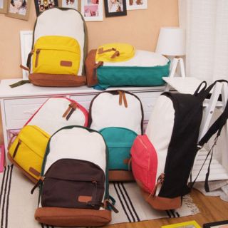 Students Cute Canvas Backpacks Satchel Bags Rucksack Knapsack Handbag 
