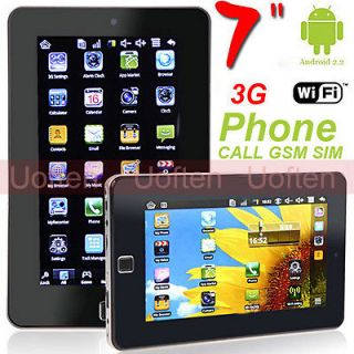   inch Tablet PC Phone Call 4GB GSM 900/1800 SIM WiFi 3G MID Quad