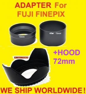 CAMERA LENS ADAPTER +FLOWER HOOD 4FUJI S3250 S3200 S3200HD S3250HD 