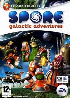 SPORE Galactic Adventures Expansion Pack Game for Windows PC NEW