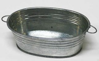 Galvanized Oval Wash Tubs   12 Tubs   Weddings   Baby Showers 