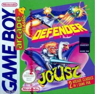 Game Boy Original GB Arcade 4 Defender/Joust