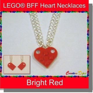   Best Friends Forever Heart Necklaces BFF Divisible 2 Part Friendship