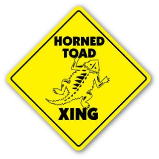   TOAD ZONE Sign xing gift novelty frog reptile cage food supplies
