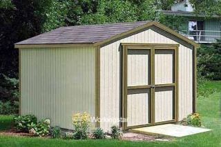 12x20 Gable Garden Storage Shed Plans, See Samples