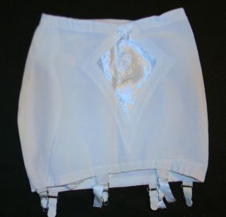 Vintage Olga open girdle stocking garters pin up glamour Size XL