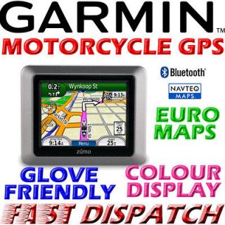 Garmin Zumo 220 Waterproof Motorcycle Motorbike GPS SATNAV UK & Europe 