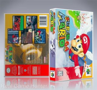 NO GAME) Nintendo 64 Case Super Mario 64 (New Quality N64 Collectors 