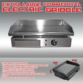   LARGE 55cm COMMERCIAL ELECTRIC GRIDDLE HOT SALE AMAZING PRICE SAVE