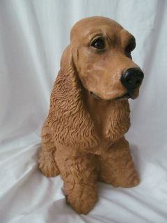   Brown Sitting Cocker Spaniel Indoor/Outdoor​/Garden Dog Puppy Statue
