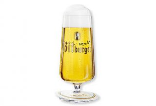 Bitburger brewery   6 german beer glasses 0.3 liter   NEW