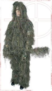 4pc. Ghillie Suit Sniper Paintball Hunting M L XL 2XL Kids Adults 