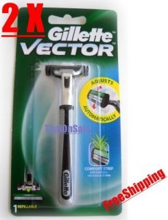 Gillette VECTOR Razor With Blade Fits Contour / Atra