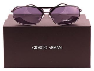 NWT New Giorgio Armani Sunglasses 915/S Semi Matte Black Retail $220 