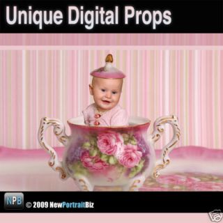 Giant TEACUP Photography Backgrounds Photo Prop Tea Cup