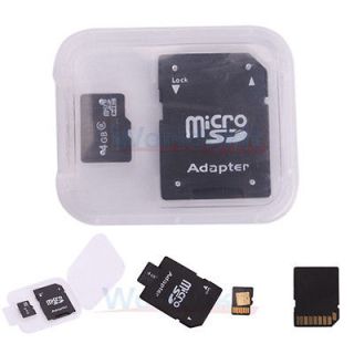 High Capacity 4 GB Micro SD TF MicroSD TF Memory Card 4GB with SD 