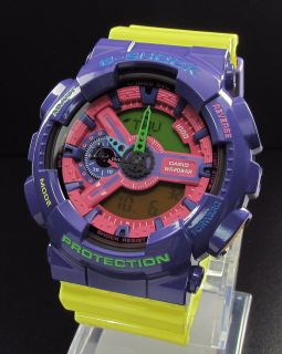   110HC Crazy Color Chrono Watch by Casio F1 Red Bull Vettel Webber GP