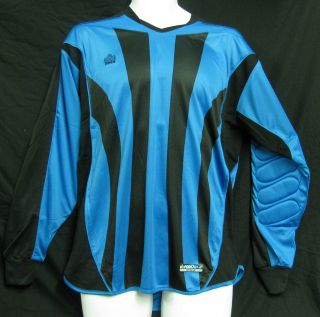  Blue Adult Admiral BAYERN Padded Soccer GOALIE JERSEY GOAL Shirt Sm XL