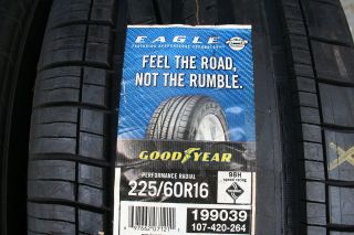 Two Brand New 225 60 16 Goodyear Eagle ResponsEdge Tires 98H *SHIPPING 