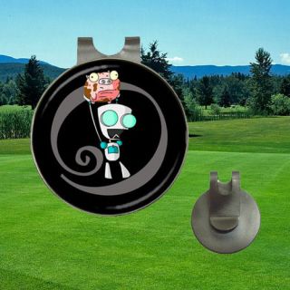 INVADER ZIM Gir Piggy Golf Ball Marker Hat Clip Gift