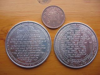   Alloy Coin Christian Medallion Gospel Message Jesus is Lord