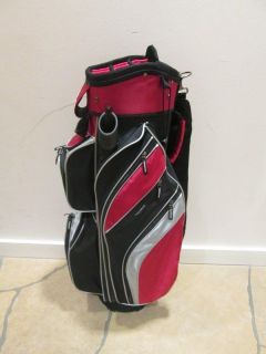 Datrek Red and Black Cart Golf Bag with 14 Way Top