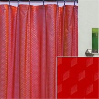 red shower curtain in Shower Curtains