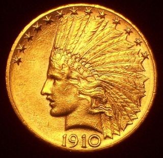 1910 gold coins