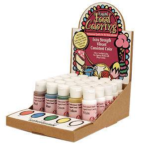 LORANN 1 oz Liquid Food Color for icing cookies & more