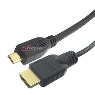 Micro HDMI HD TV Cable Cord for Acer A500 Iconia HTC EVO 4G Cell Phone 