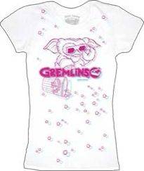 New Authentic Gremlins 3D Popcorn Gizmo Juniors T Shirt