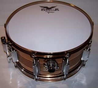 Gretsch Black Hawk 6 x 14 Copper Steel Snare Drum 80s Vintage 10 Lug