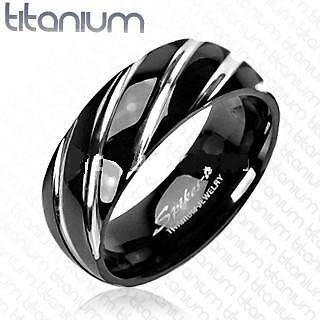 Black Titanium Mens Wedding Band Ring Size 13 ~~~ 99 Cent Daily Deal 