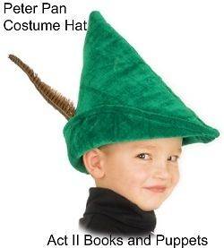 Elope Green Peter Pan Costume Hat   New