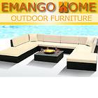   Weather Resin Wicker Chaise Pool Lounge Chairs Patio Deck Set