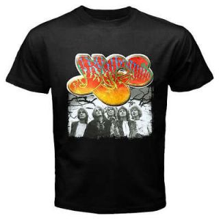 NEW YES the rock band Black T Shirt Size S to 2XL *rare