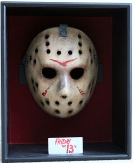 Neca Friday The 13th Jason Mask Prop Replica Shadow Box