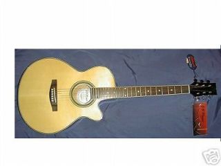 Player Acoustic Electric Concert Guitar w Cutaway