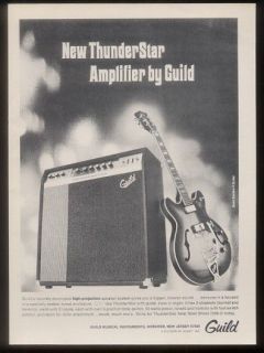 1969 Guild Starfire V guitar Thunderstar amp photo ad
