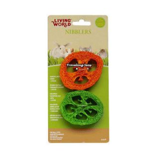   World Loofa Chew Slices Hamster Mouse Gerbil Nibbler Dental Chew