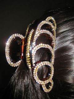 Gorgeously Glitzy Hair Claw Clip w/Authentic Swarovski Finest Crystals 