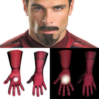   Avengers Iron Man Mark 7 Tony Stark Gloves Hair Costume Accessories