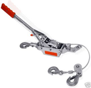   COMEALONG WINCH HOIST HAND POWER PULLER CABLE COME ALONG TOOL PULL