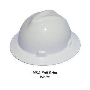 msa full brim hard hat in Construction